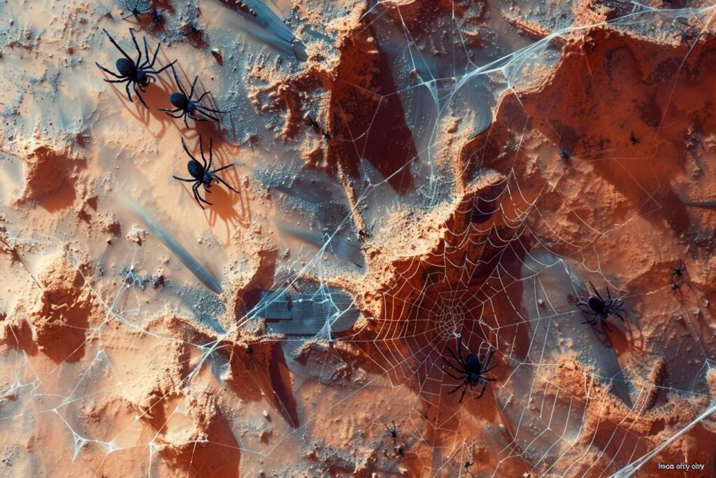 Des centaines d'araignées noires aperçues dans la mystérieuse "Inca City" sur Mars en nouvelles photos satellite